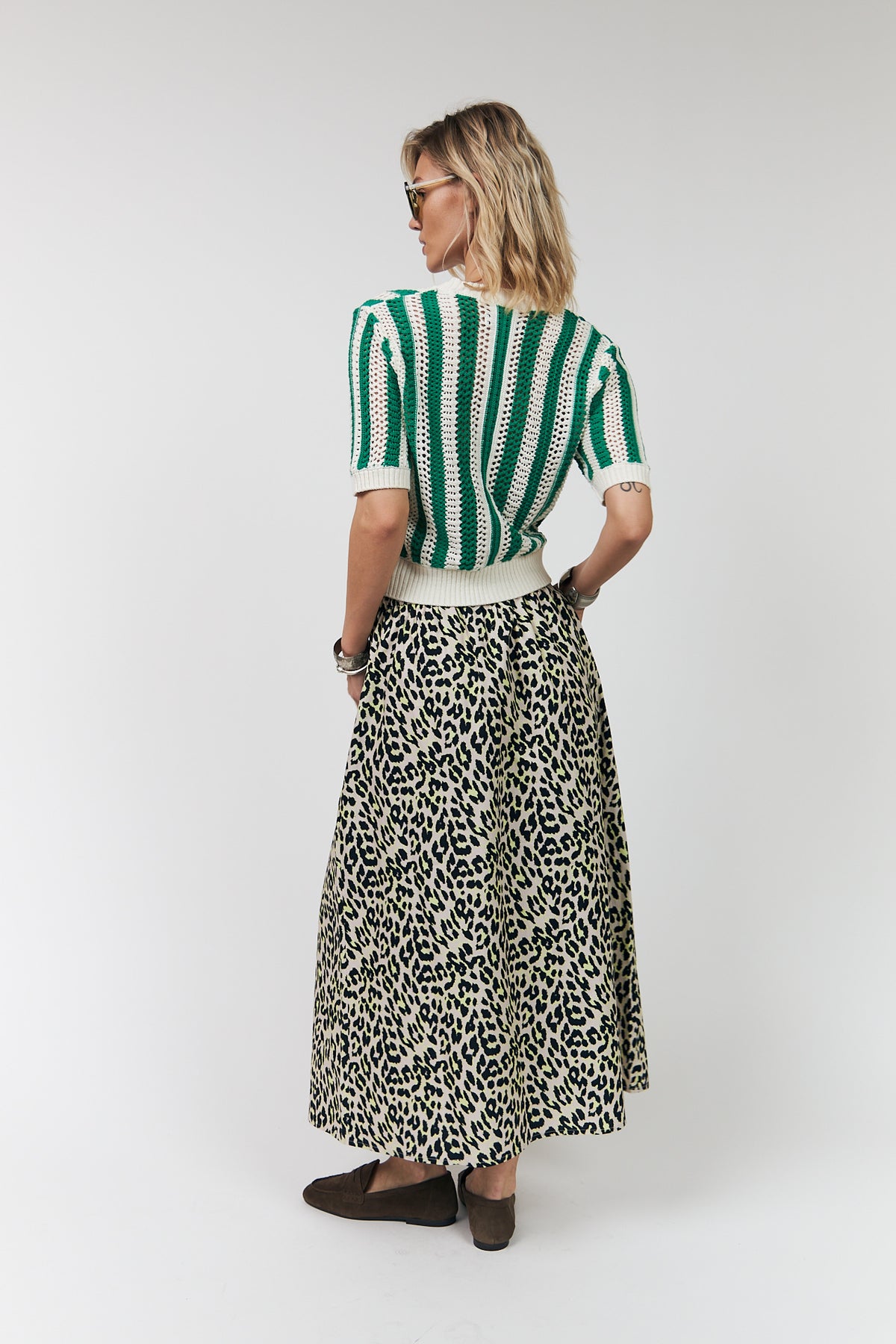 Lollys Laundry IslaLL Midi Rock Skirt Gelb