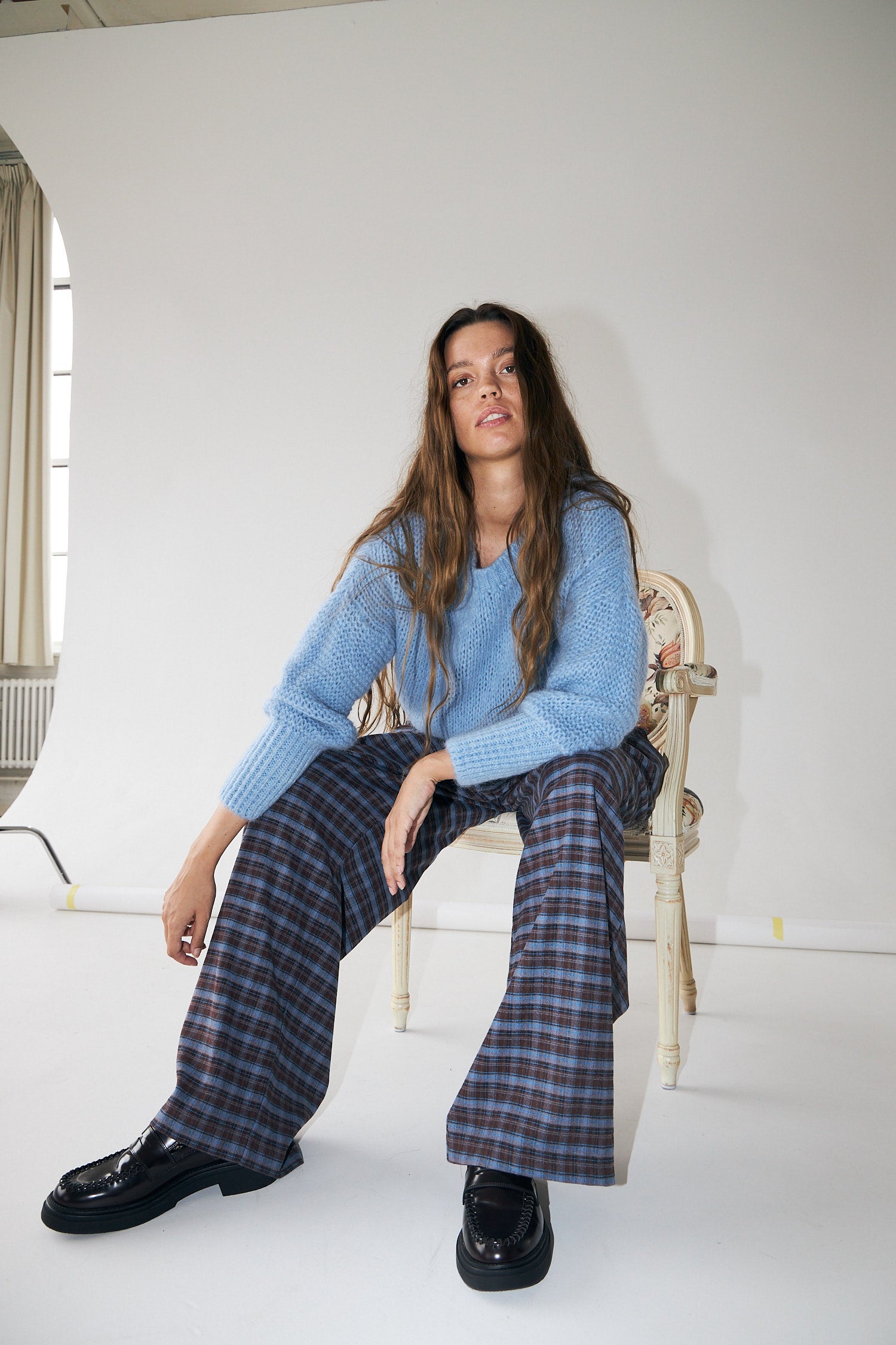 IsoldeLL Strickpullover - Light Blue