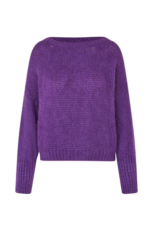 Lollys Laundry IsoldeLL Strickpullover Jumper 50 Dark Lavender