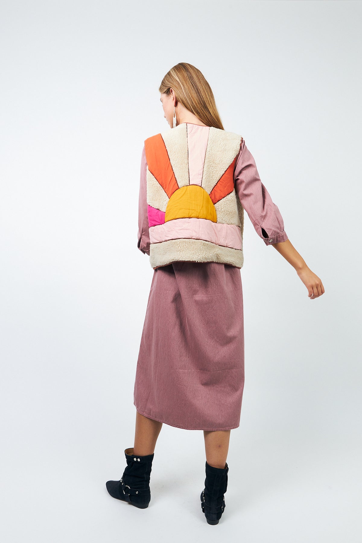 Lollys Laundry JaceLL Teddy Weste Vest Sand