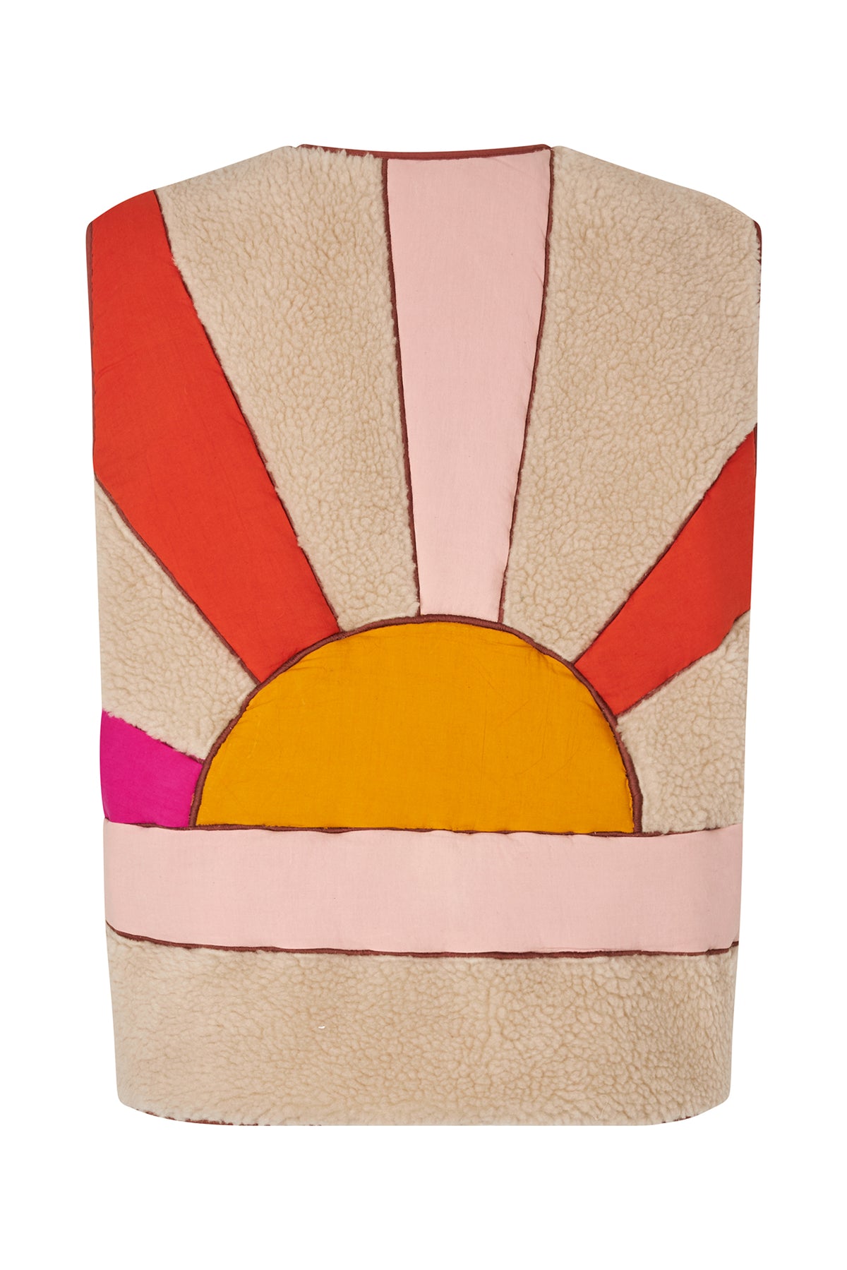 Lollys Laundry JaceLL Teddy Weste Vest Sand