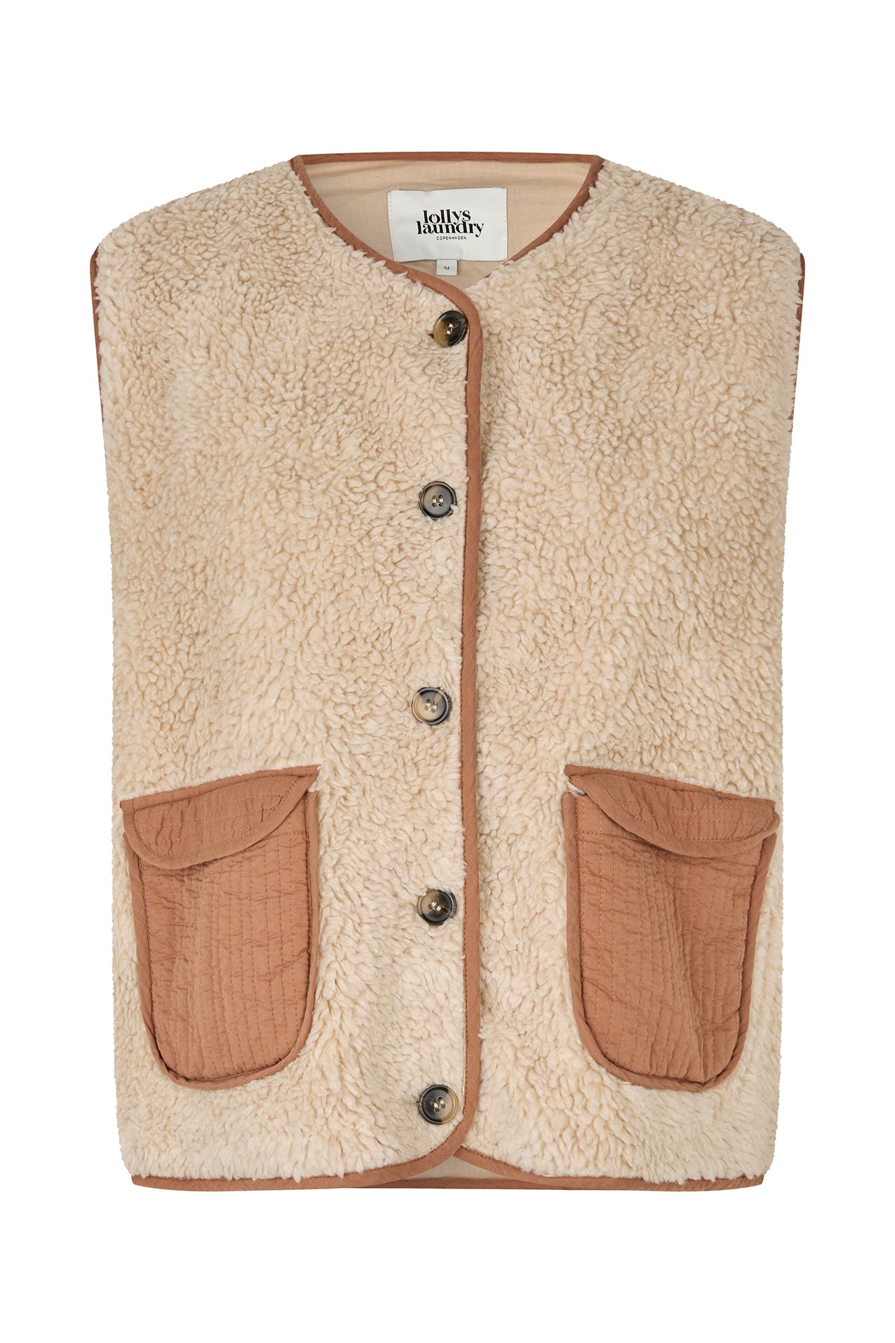 Lollys Laundry JaceLL Weste Vest Rostbraun