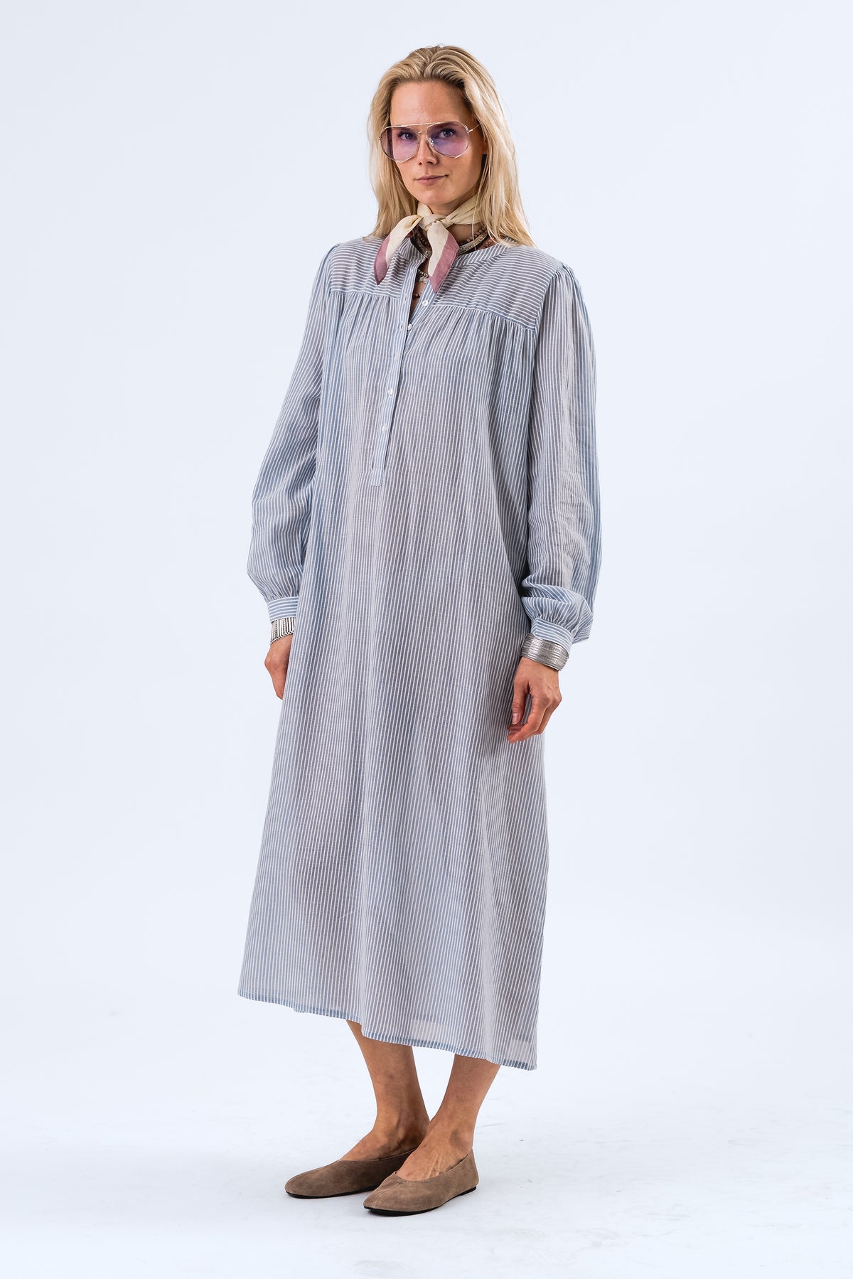 Lollys Laundry JessLL Midi Kleid Dress Streifen