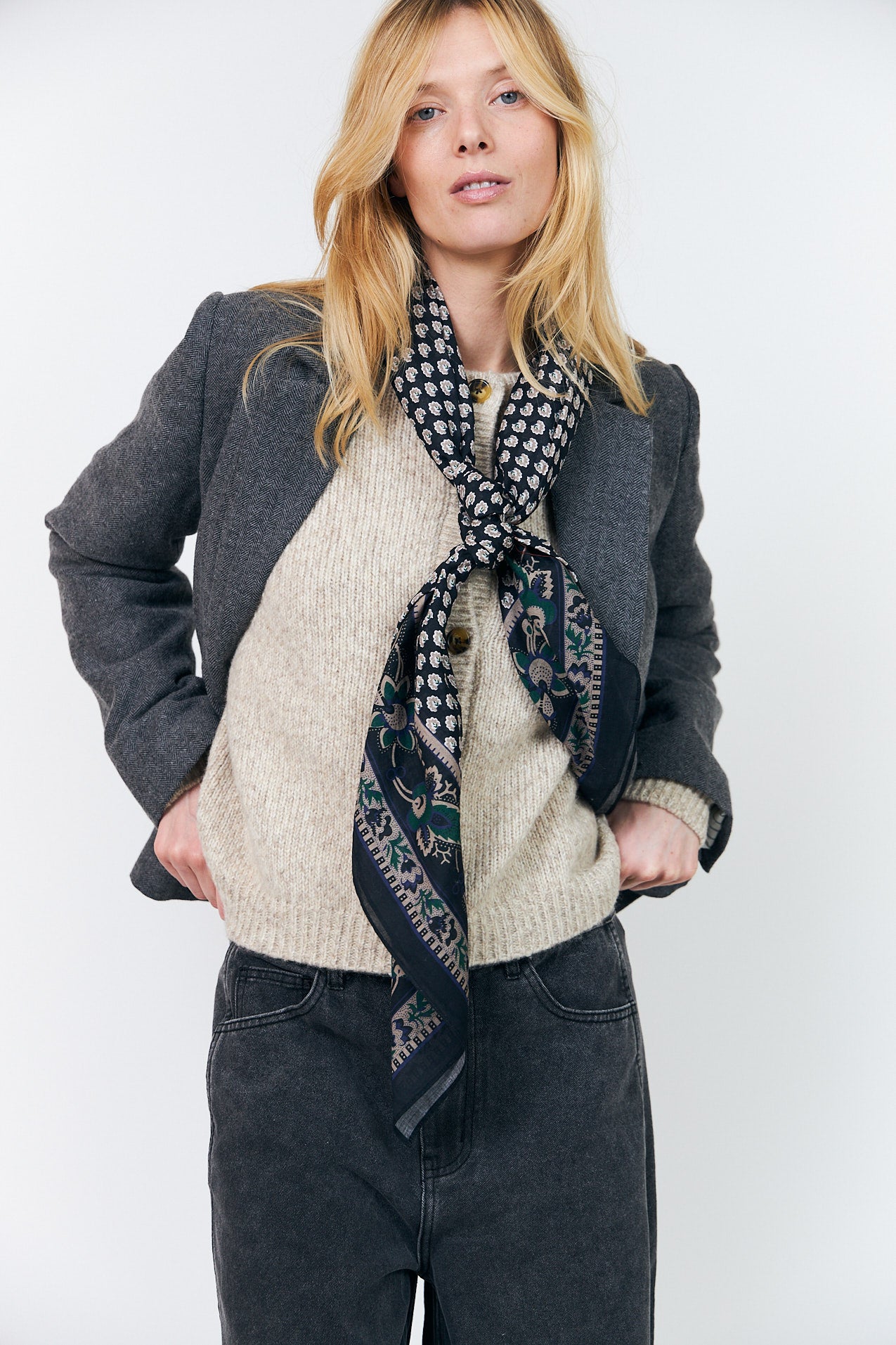 Lollys Laundry JillLL Tuch scarf Schwarz