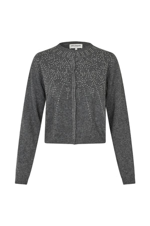 Lollys Laundry JudeLL Strickjacke Cardigan Graumeliert