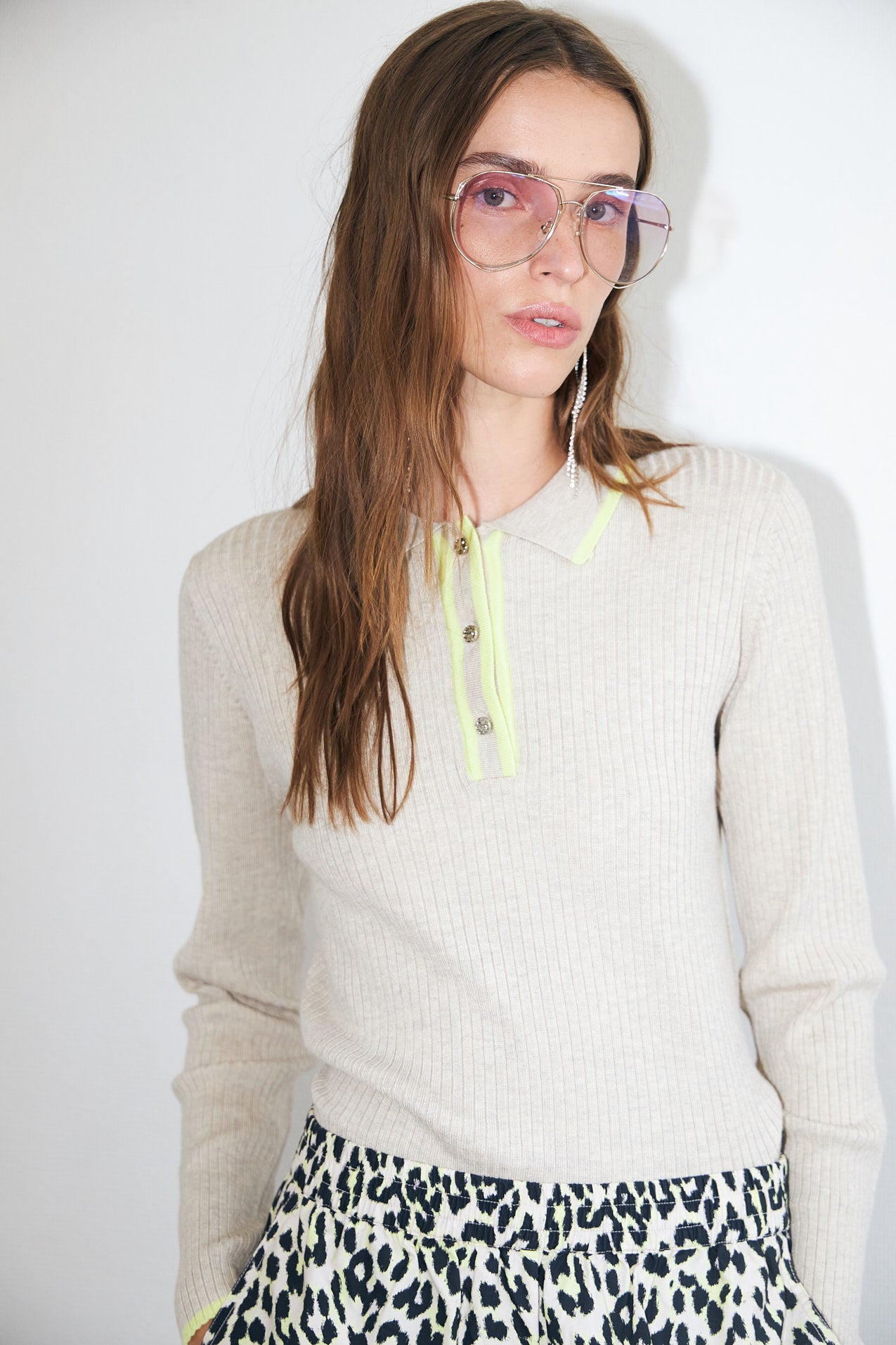 Lollys Laundry JulioLL Strickpolo Jumper 08 Beige