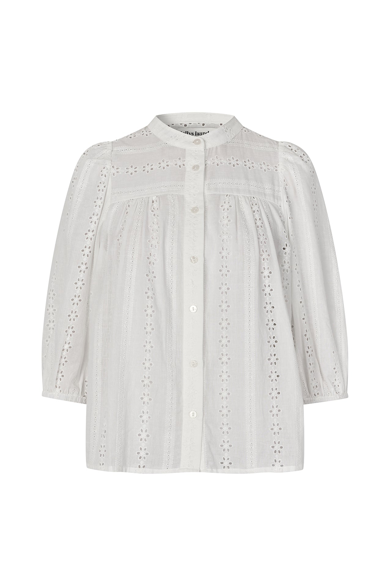 JuneLL Bluse - Weiß