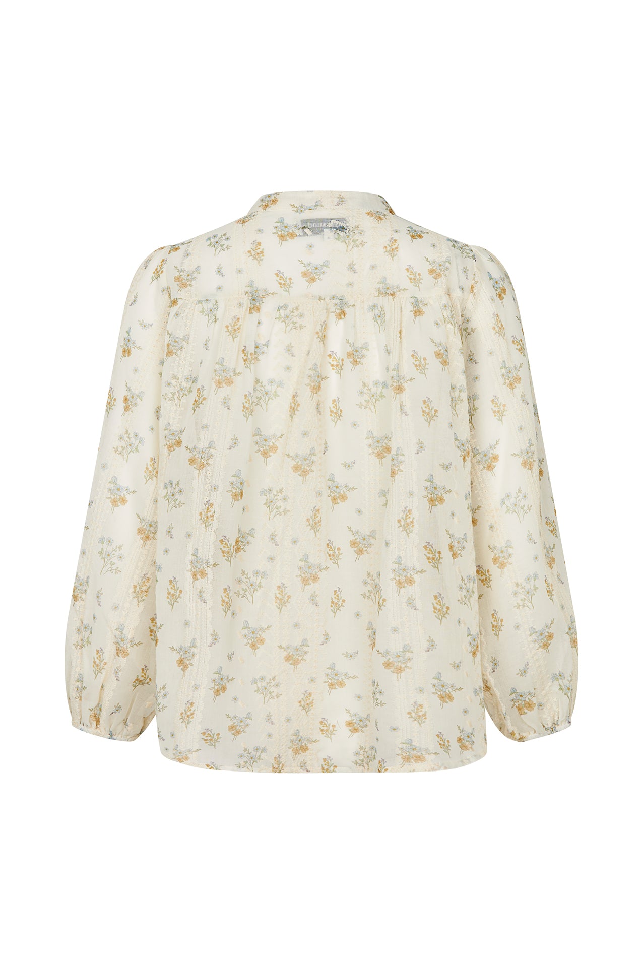 JuneLL Hemdbluse - Creme