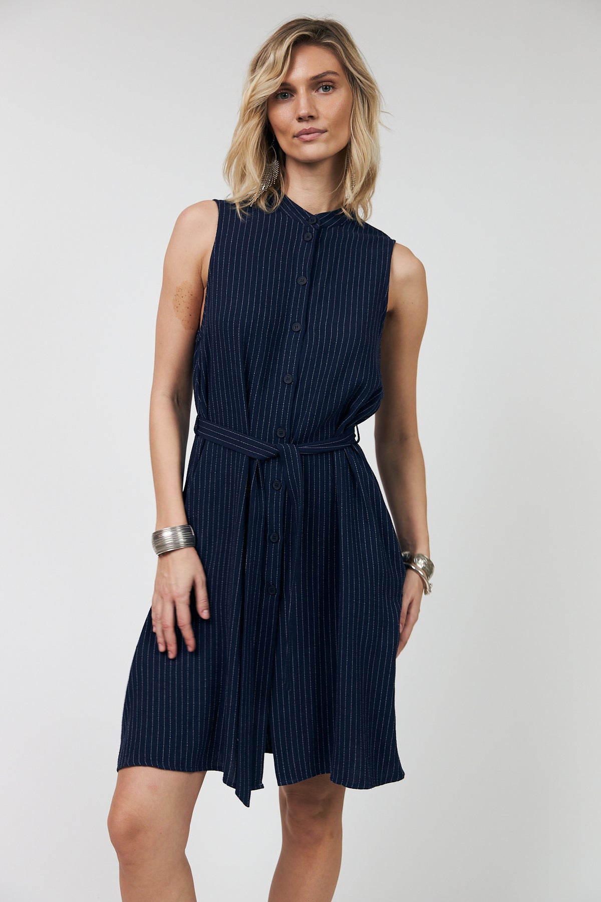 Lollys Laundry KatieLL midi Kleid Dress Navy