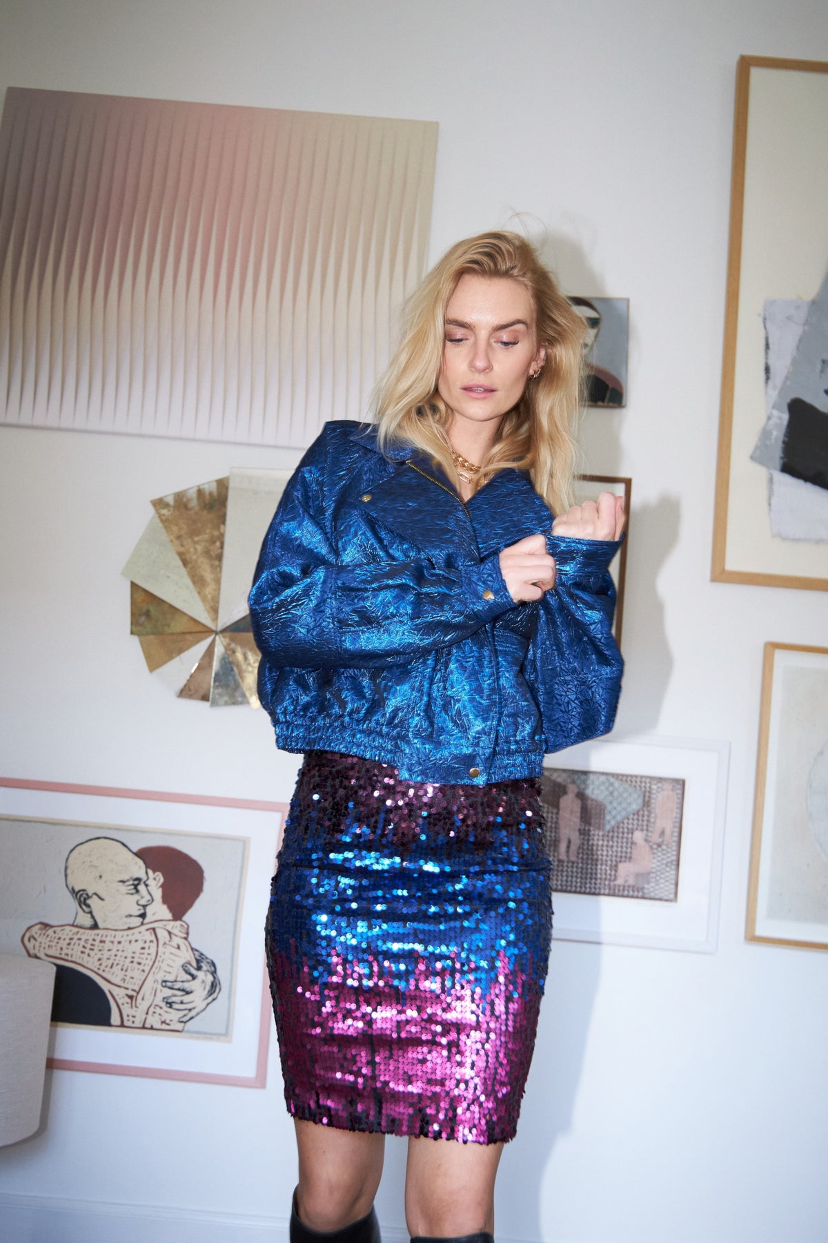 Lollys Laundry KingstonLL Jacket LS Jacket Blau