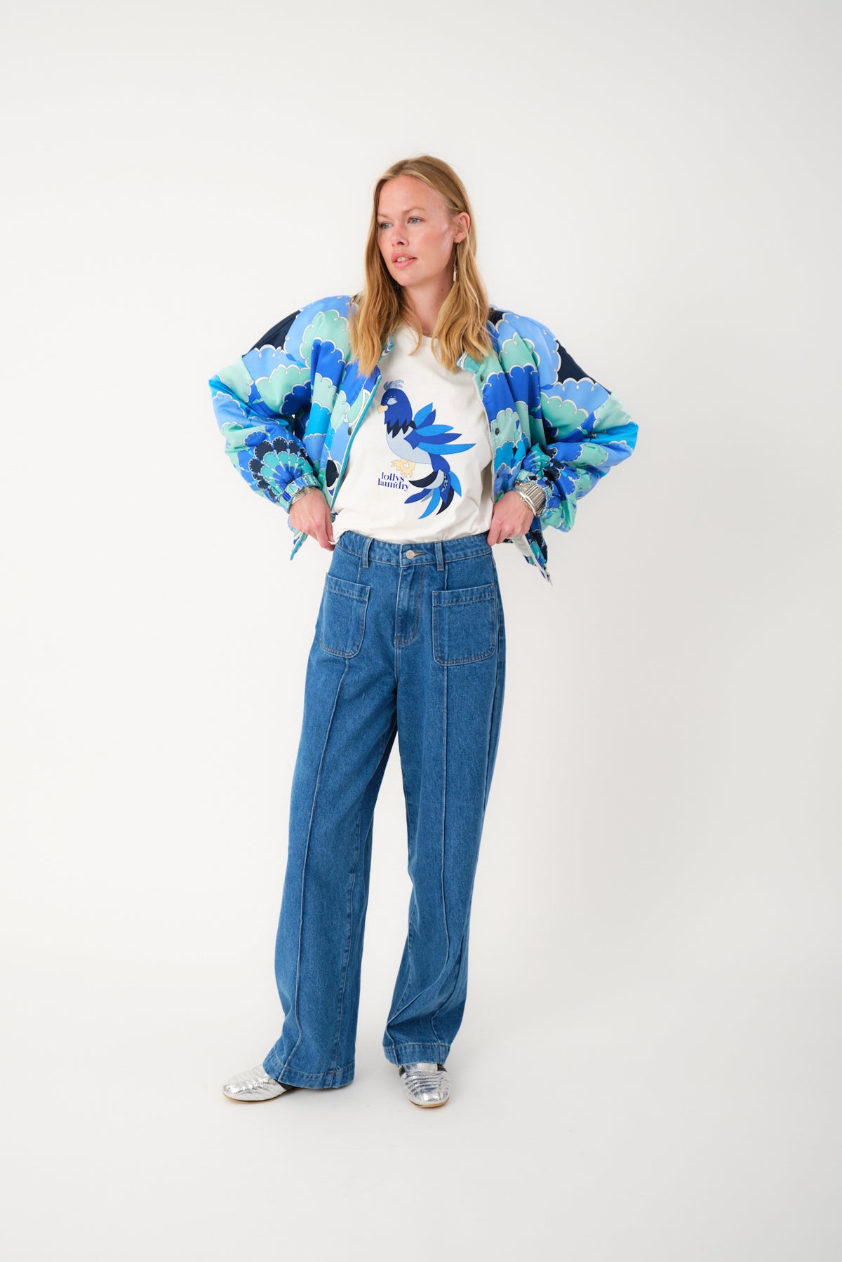 Lollys Laundry LamaLL Jacke Jacket Blau