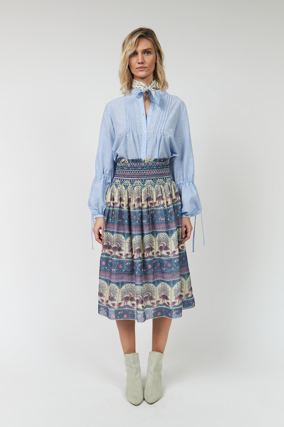 Lollys Laundry LannaLL Hemdbluse Shirt Hellblau