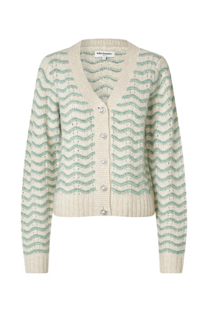 Lollys Laundry LanoLL Cardigan Cardigan Gedämpftes Grün