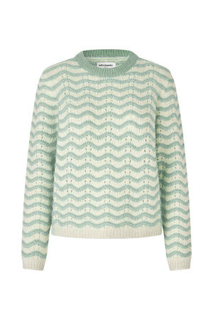 Lollys Laundry LanoLL Pullover Strick Jumper 49 Dusty Green