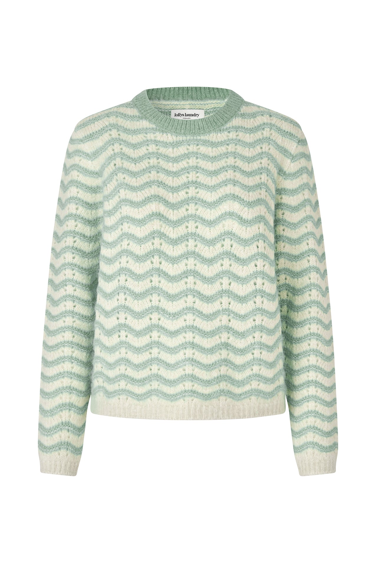 Lollys Laundry LanoLL Pullover Strick Jumper 49 Dusty Green