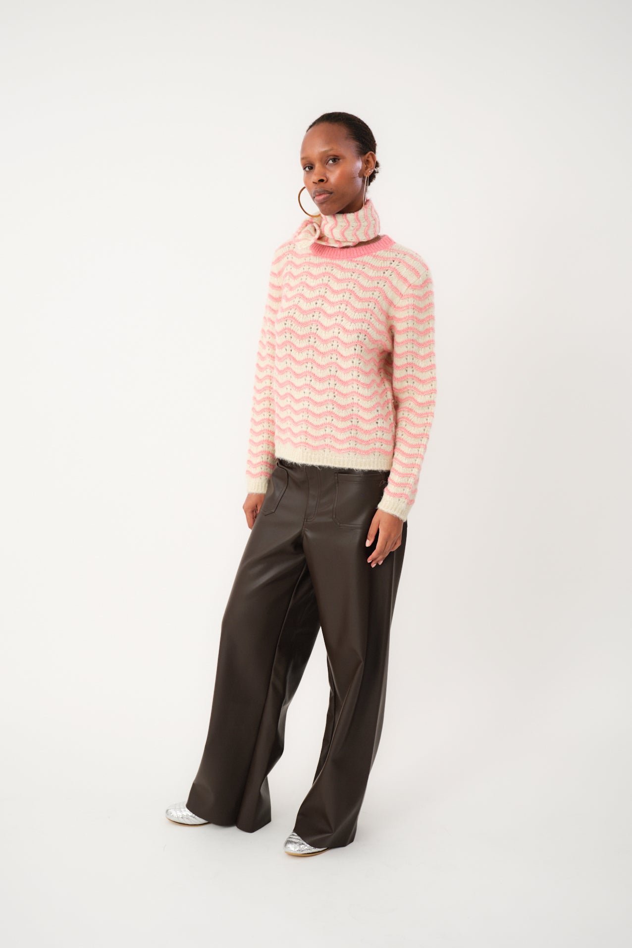 Lollys Laundry LanoLL Pullover Strick Jumper 51 Pink