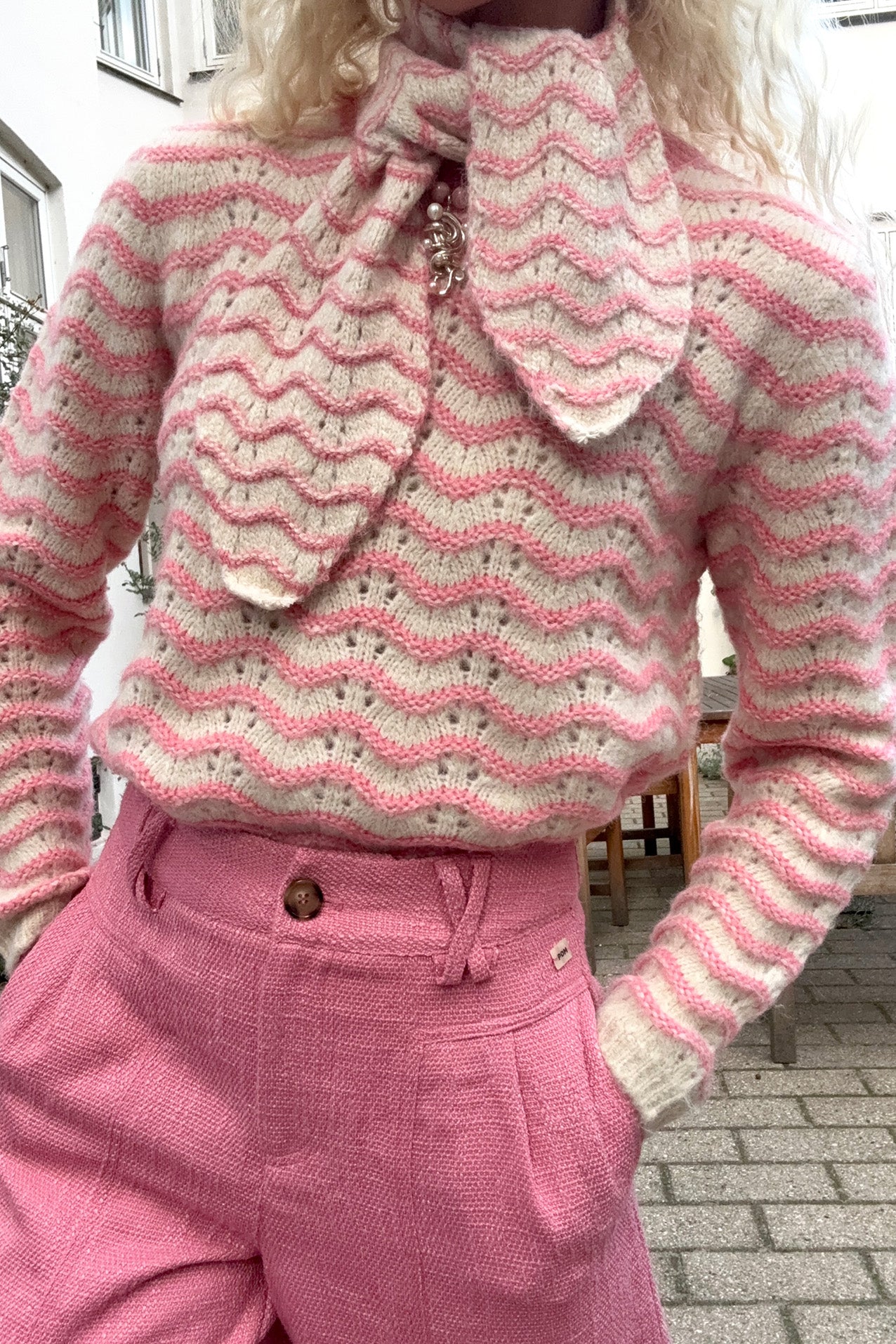 LanoLL Pullover Strick - Pink