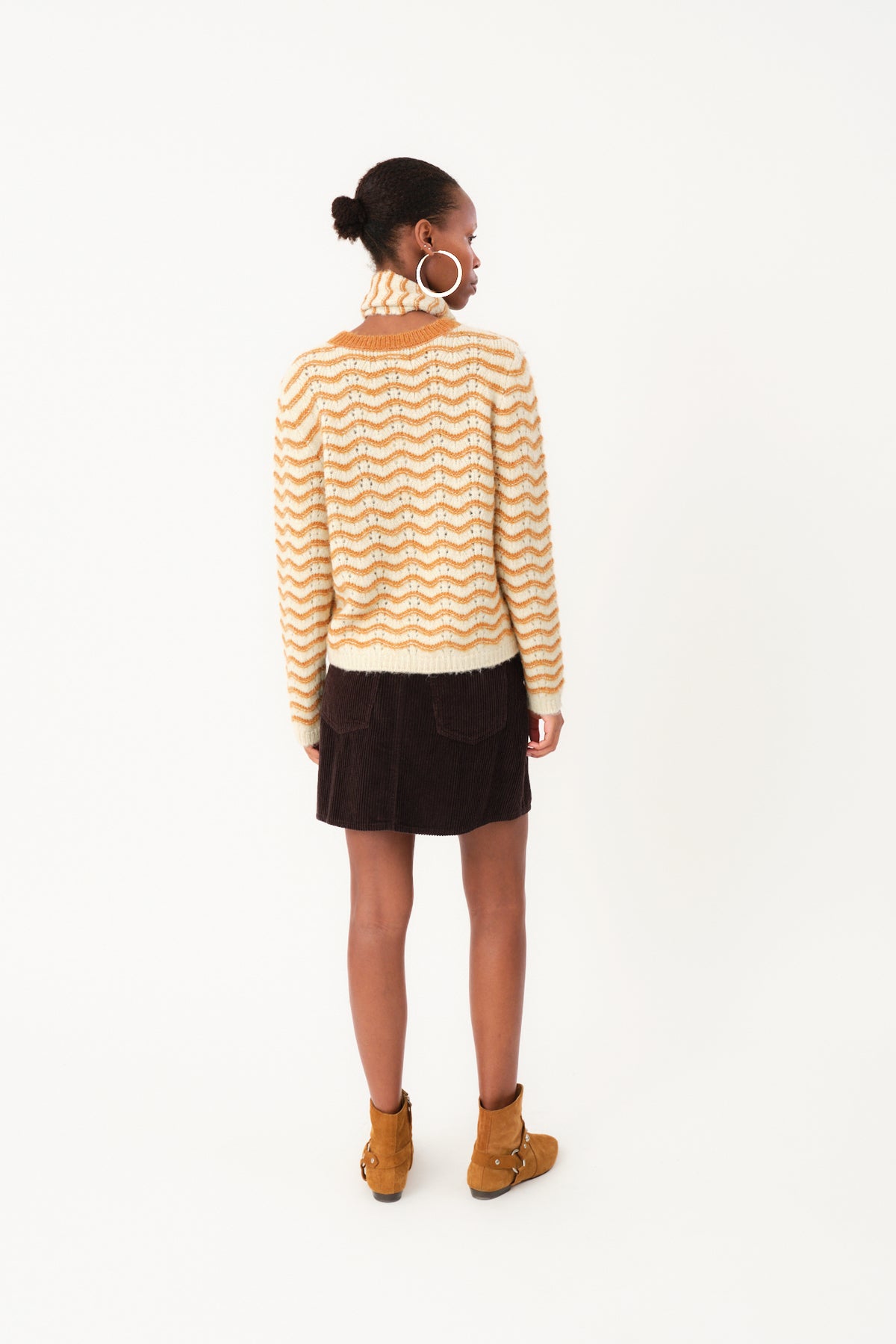 Lollys Laundry LanoLL Pullover Strick Jumper Camelbraun