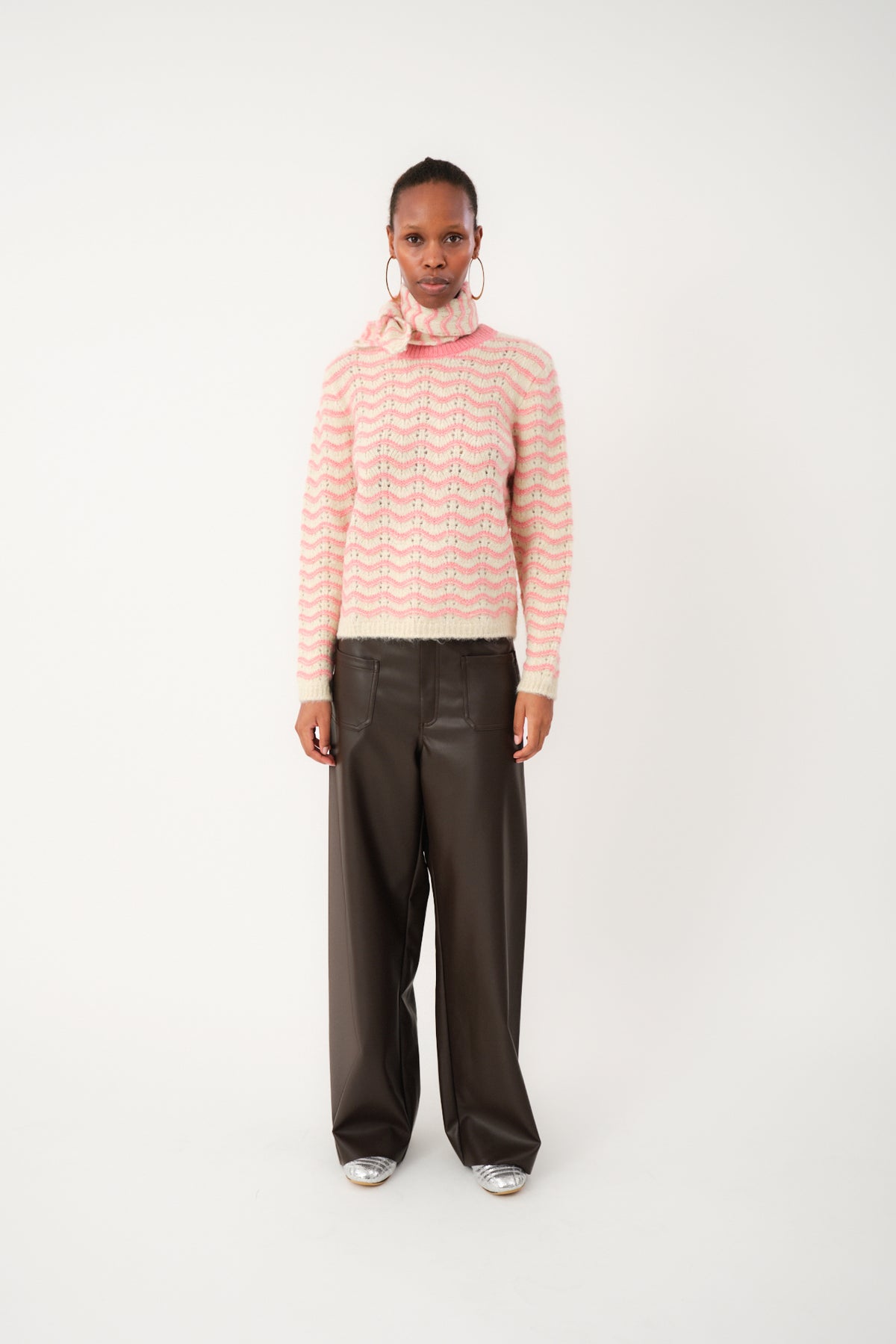 Lollys Laundry LanoLL Pullover Strick Jumper Pink