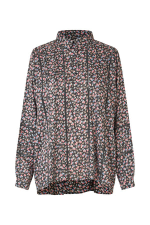 Lollys Laundry LariLL Bluse Shirt Verblasstes Schwarz