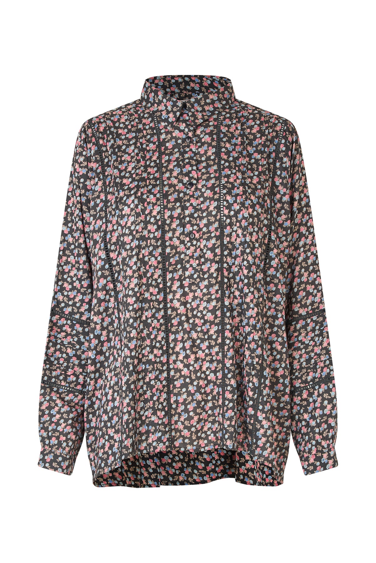 Lollys Laundry LariLL Bluse Shirt Verblasstes Schwarz