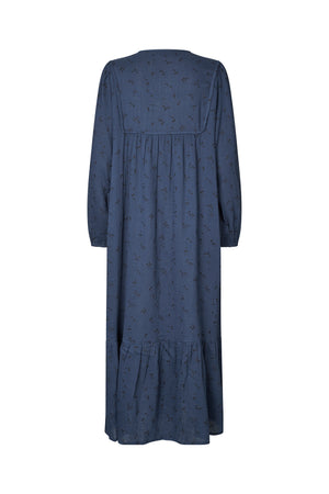Lollys Laundry LatourLL Maxi Dress LS Dress Dunkelblau