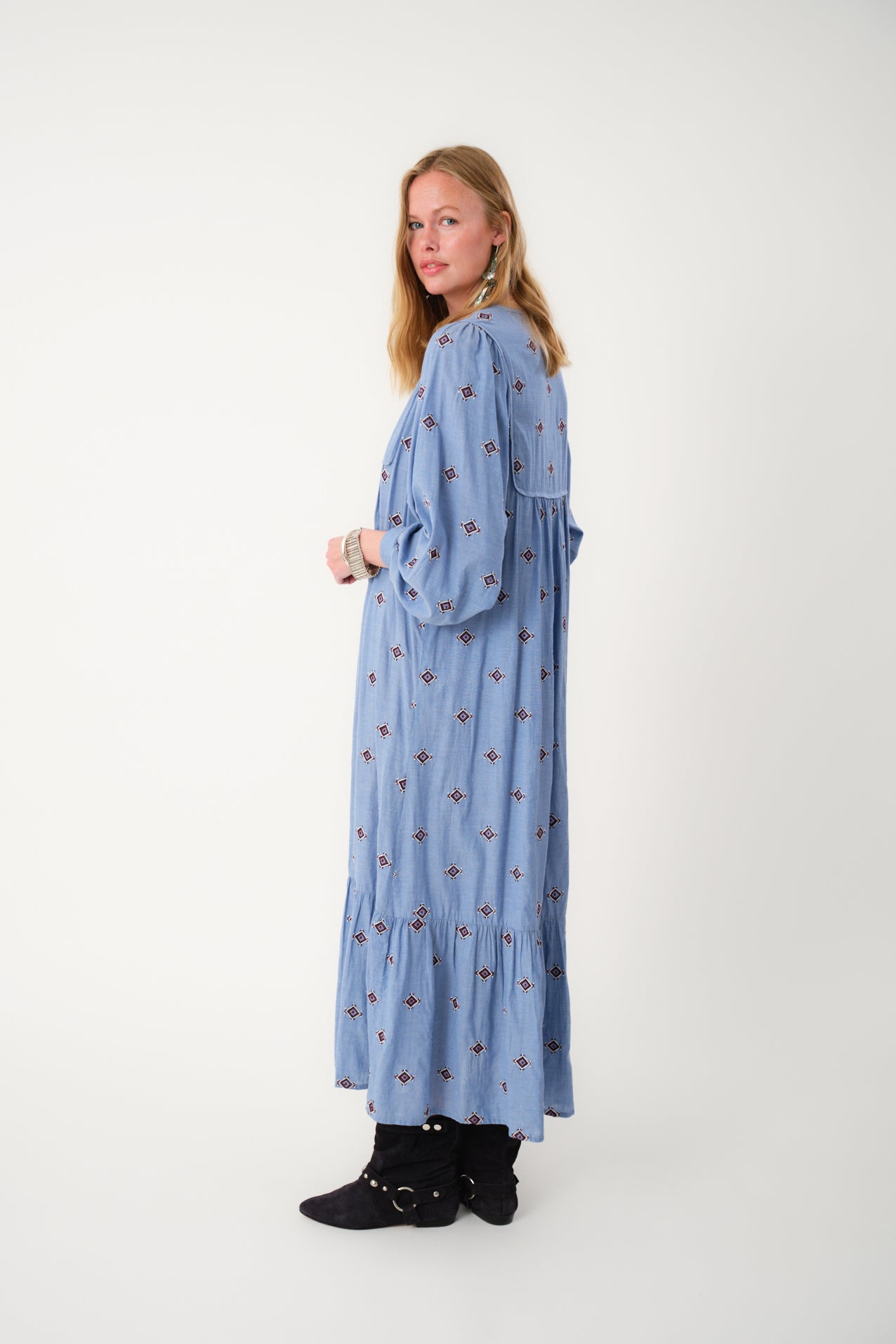 Lollys Laundry LatourLL Maxi Kleid Dress 22 Light Blue