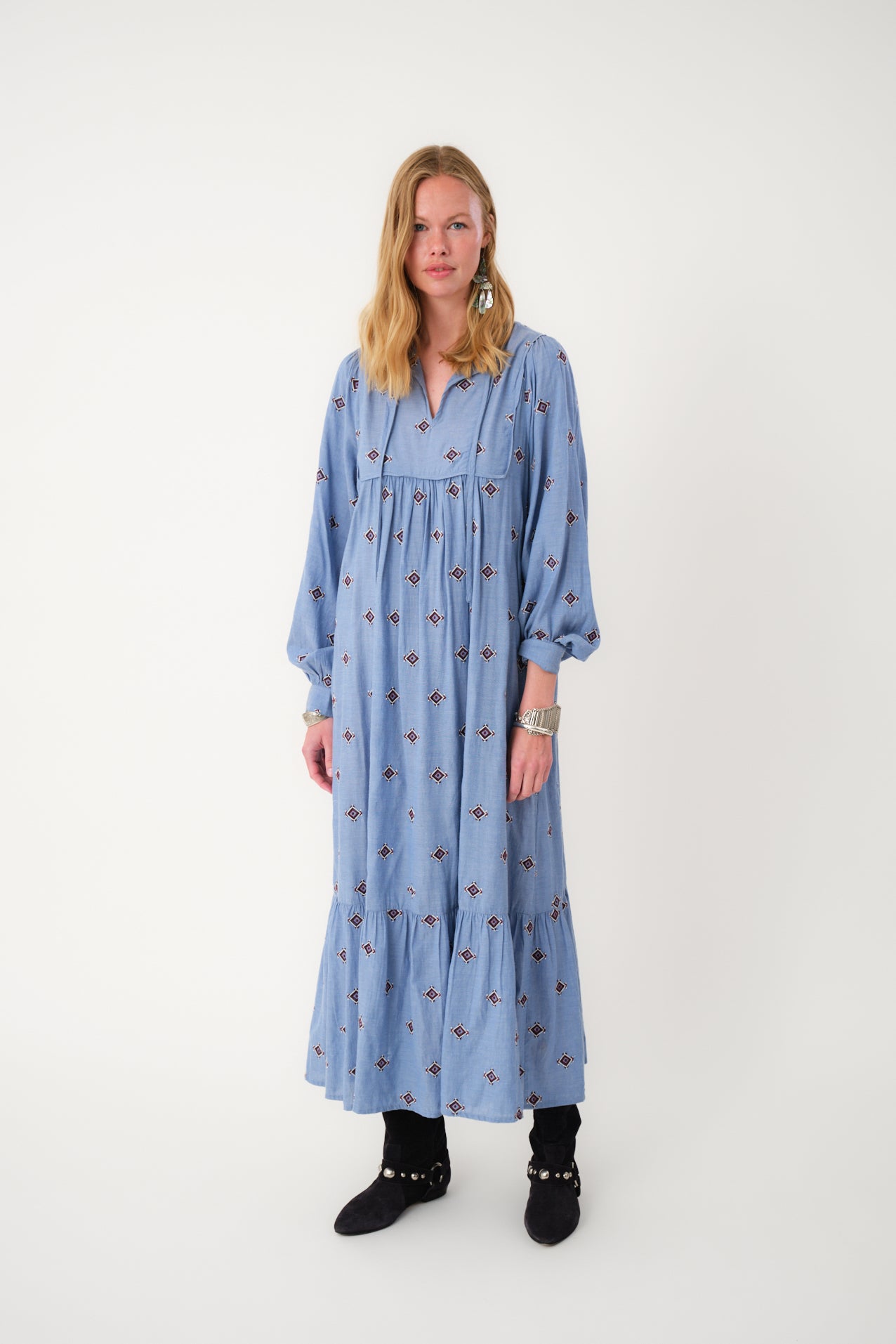 Lollys Laundry LatourLL Maxi Kleid Dress 22 Light Blue