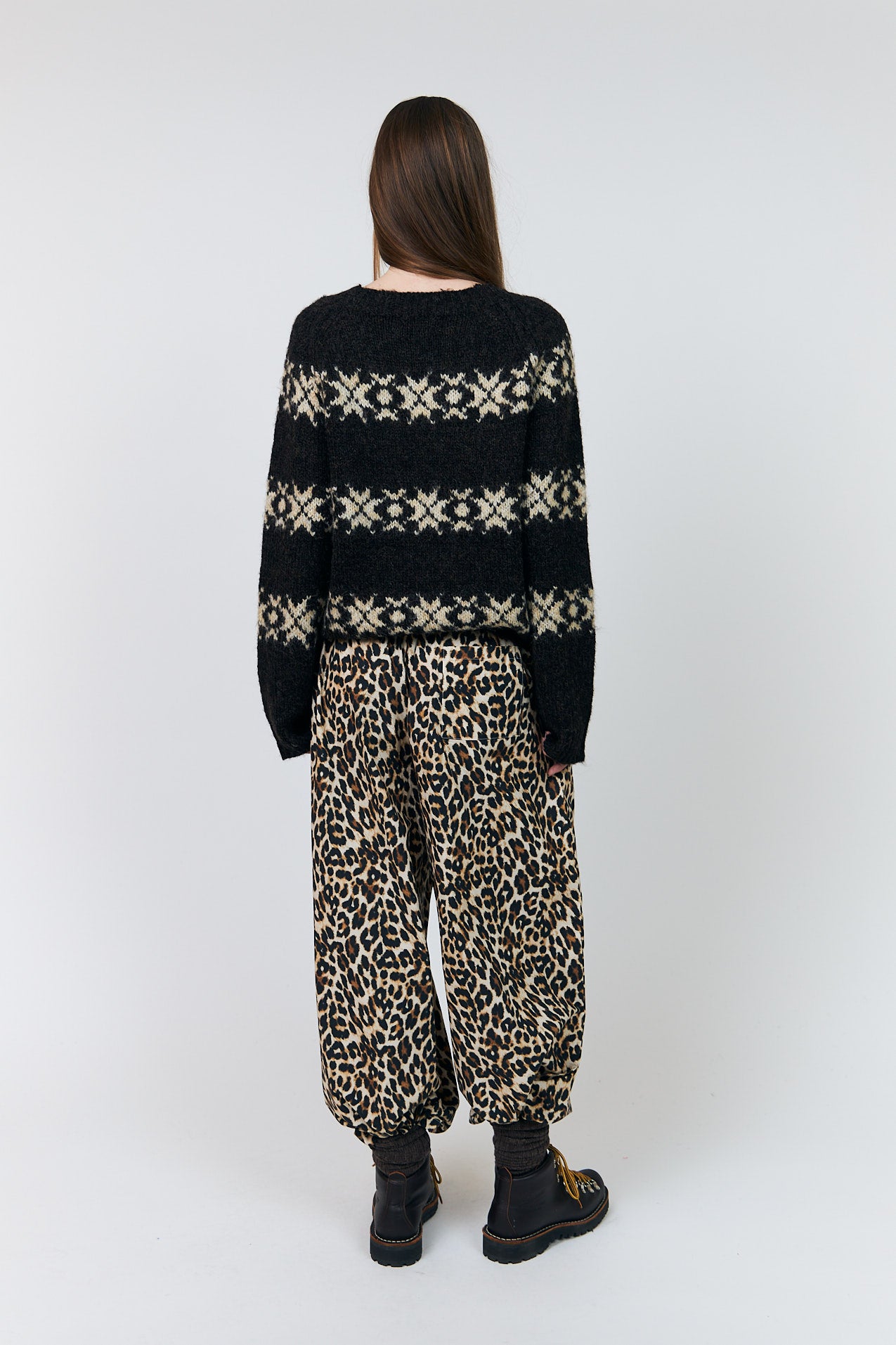 Lollys Laundry LattieLL Strick Jumper Dunkelbraun