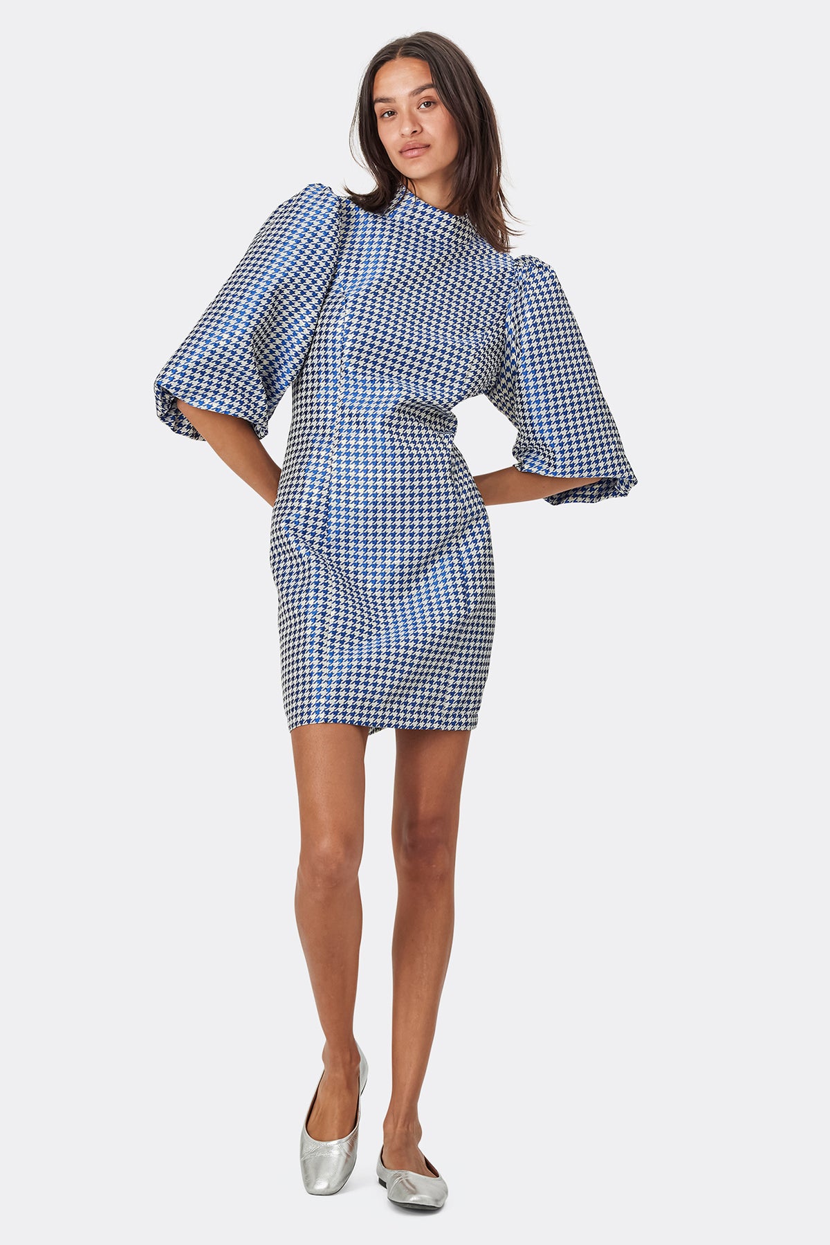 Lollys Laundry LausanneLL Short Dress SS Dress Karomuster