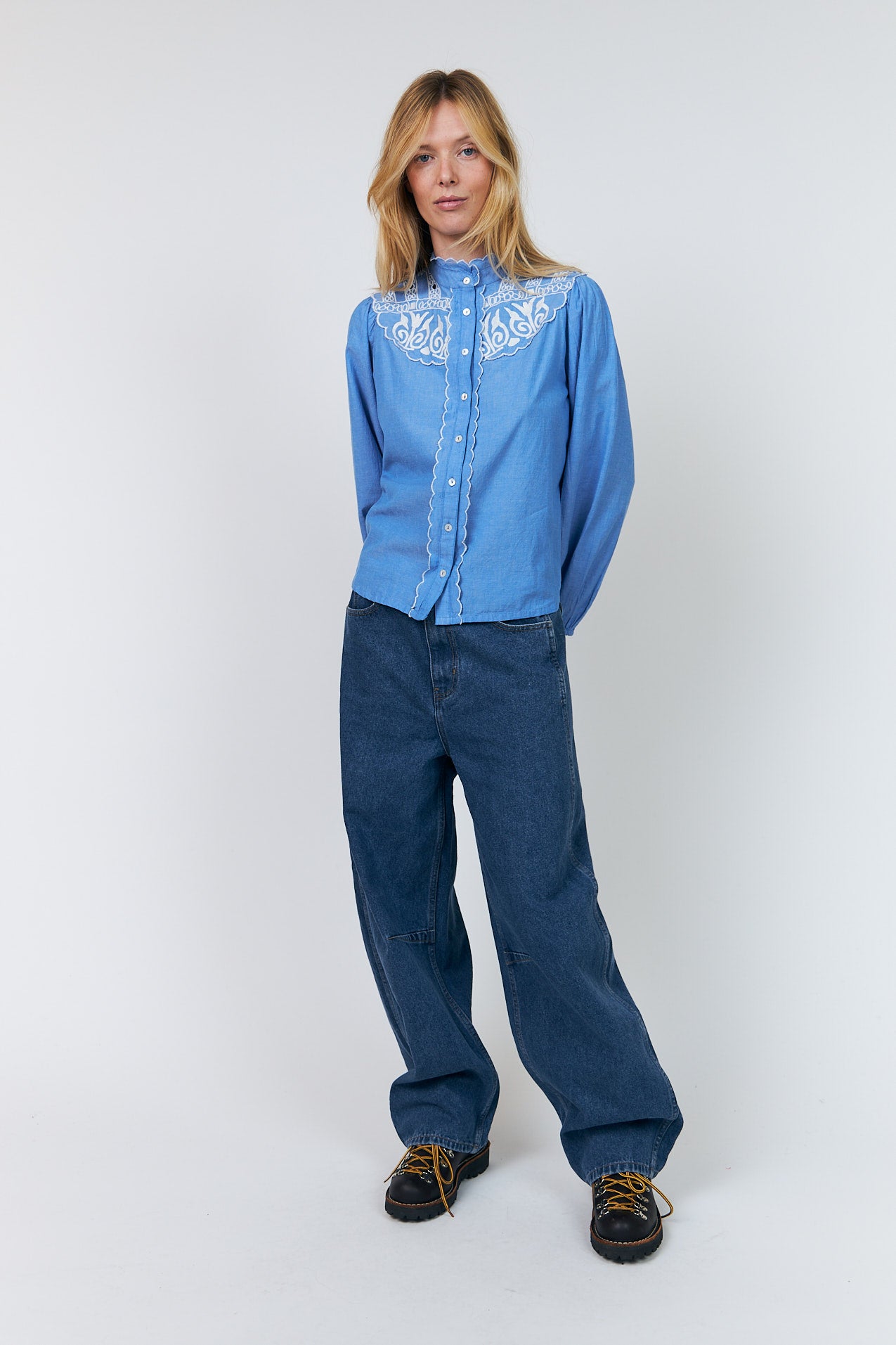 Lollys Laundry LiaLL Bluse Shirt Blau