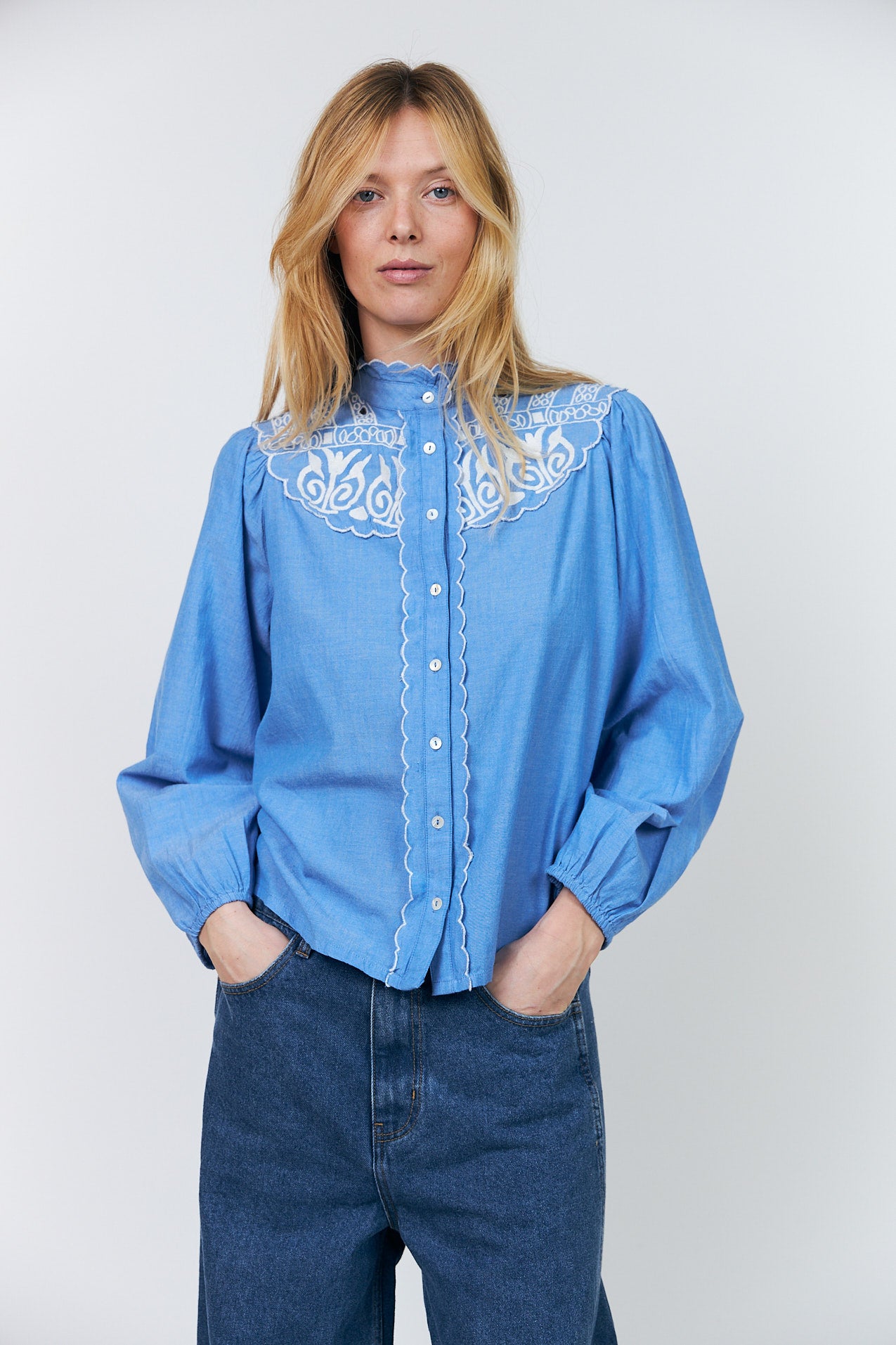 Lollys Laundry LiaLL Bluse Shirt Blau
