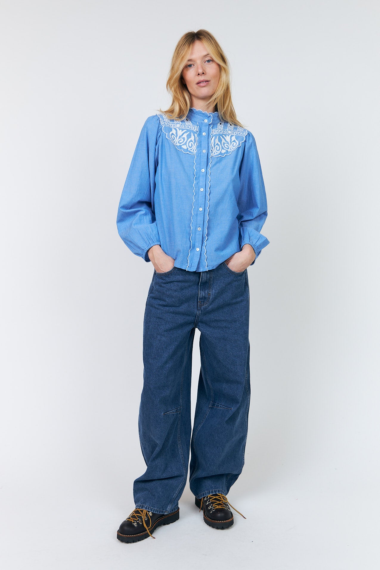 Lollys Laundry LiaLL Bluse Shirt Blau