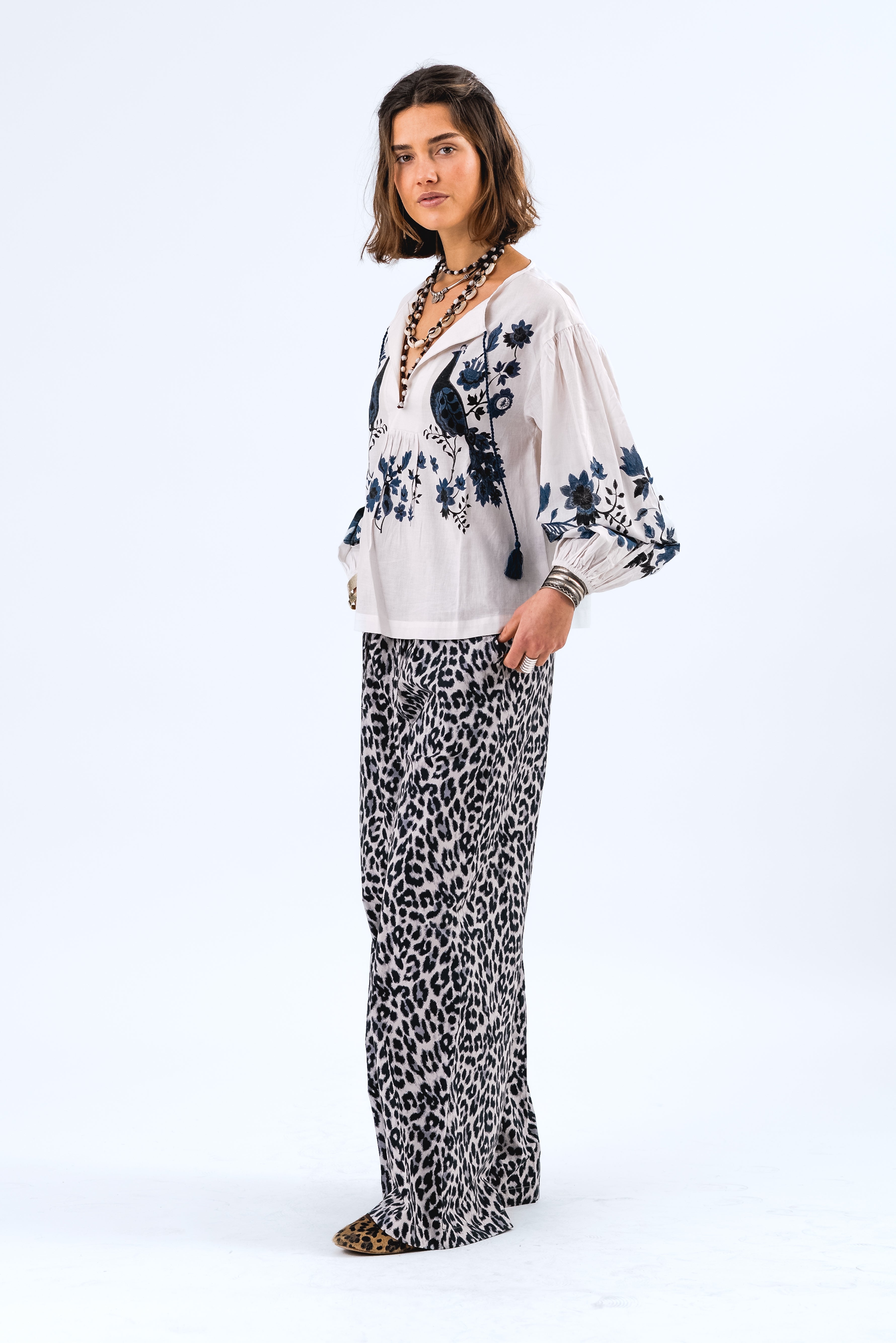 Lollys Laundry LiamLL Pant Pants 72 Leopard Print