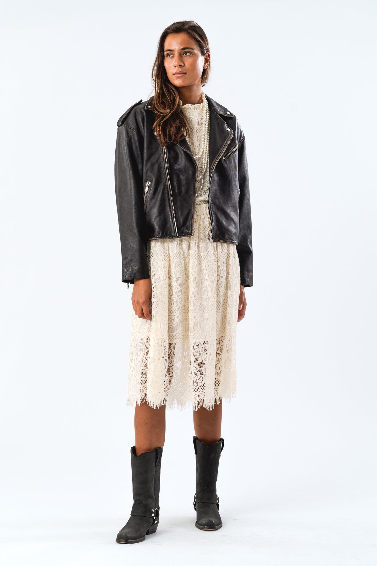 Lollys Laundry LilLL Leather  Jacket Jacket Schwarz