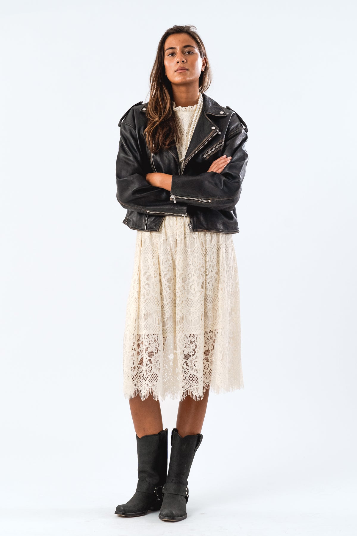 Lollys Laundry LilLL Leather  Jacket Jacket Schwarz