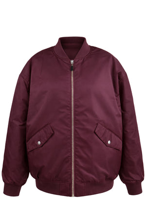 Lollys Laundry LilaLL Bomber Jacke Outerwear Bordeaux
