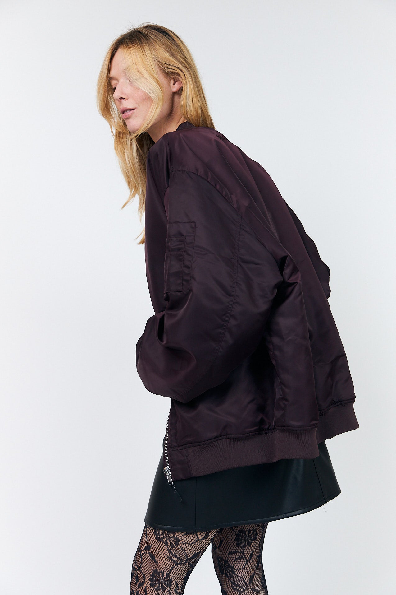 Lollys Laundry LilaLL Bomber Jacke Outerwear Bordeaux