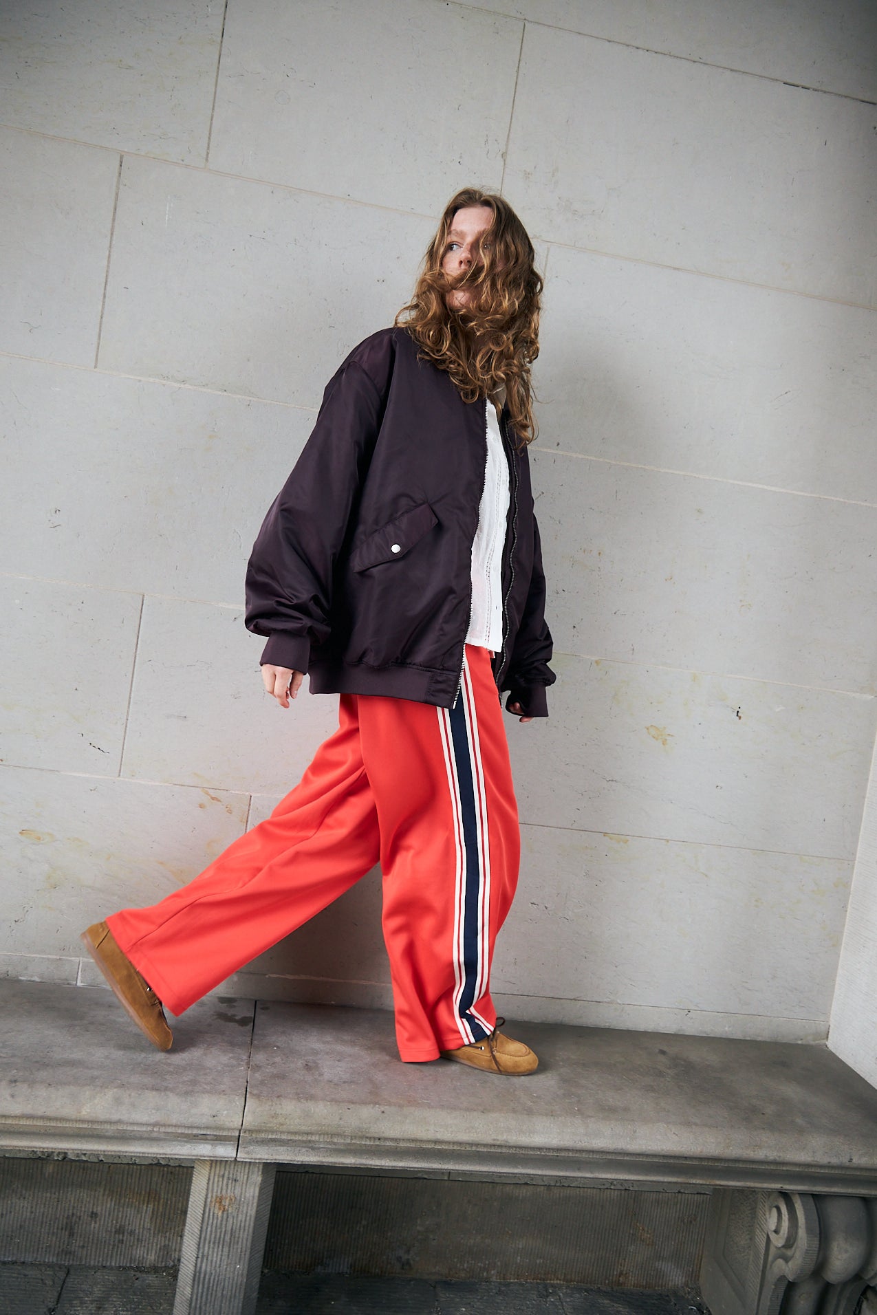 Lollys Laundry LilaLL Bomber Jacke Outerwear Bordeaux