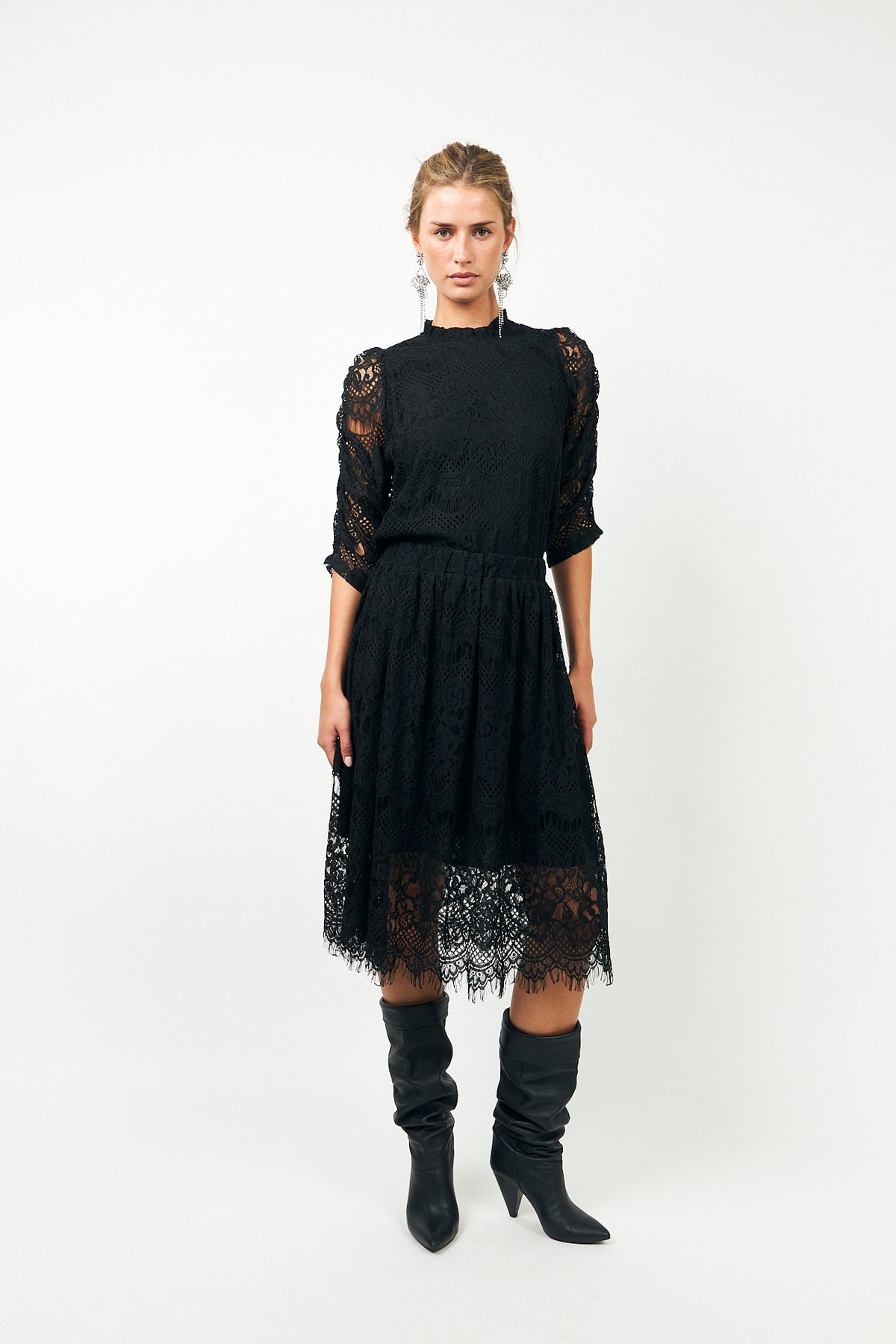 Lollys Laundry LilouLL Bluse Blouse Schwarz