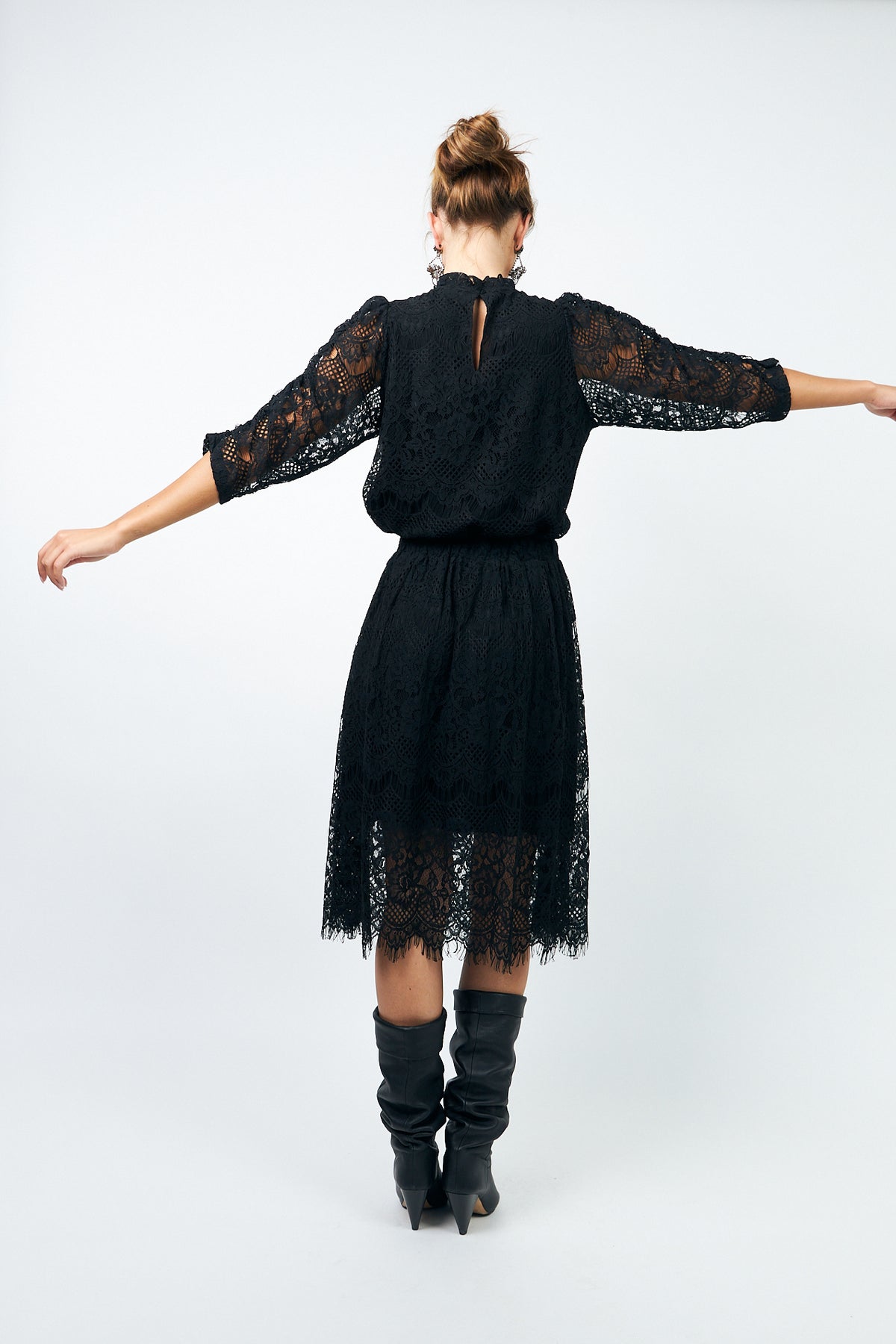 Lollys Laundry LilouLL Bluse Blouse Schwarz