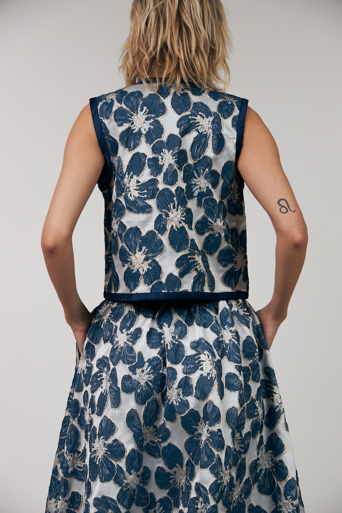 Lollys Laundry LivLL Weste Vest Blau
