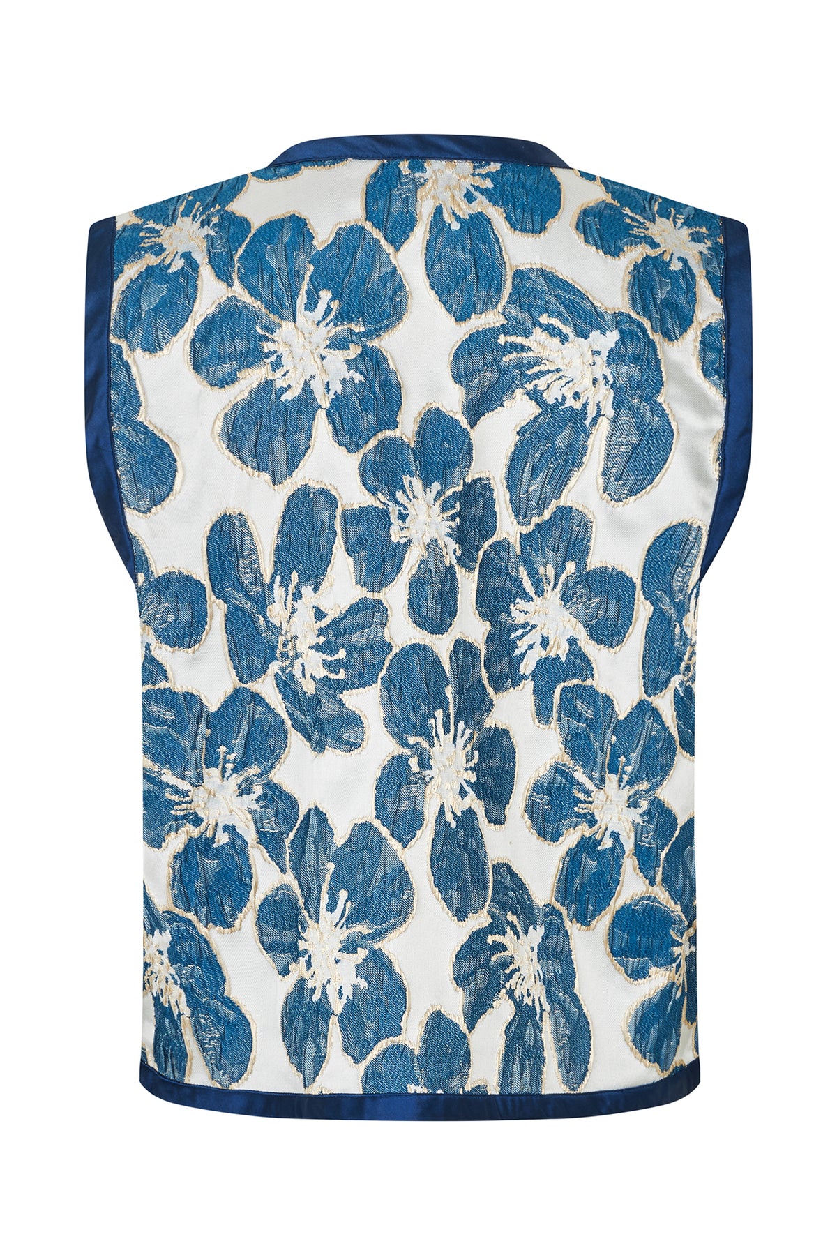 Lollys Laundry LivLL Weste Vest Blau