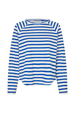 Lollys Laundry LivaLL gestreiftes T-Shirt T-shirt Neon blau