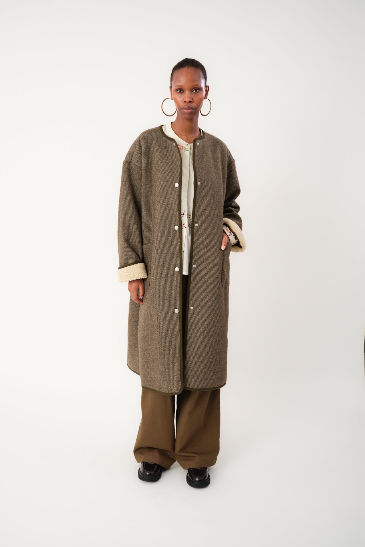 Lollys Laundry LockerbieLL Mantel Outerwear 87 Dark Mokka