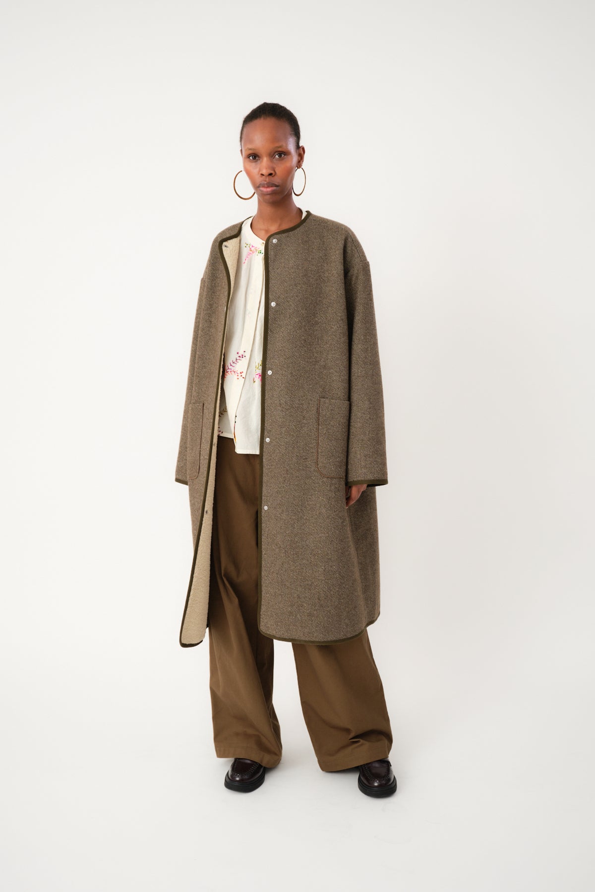Lollys Laundry LockerbieLL Mantel Outerwear Dunkelbraun
