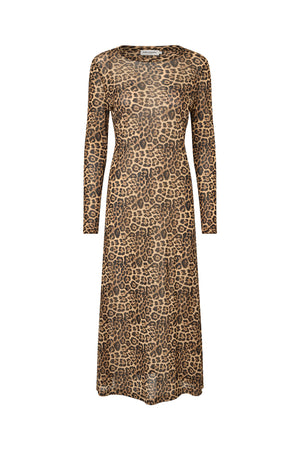 Lollys Laundry LoganLL Maxi Dress LS Dress Leopardenmuster