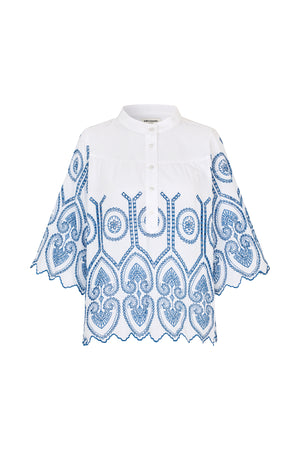 Lollys Laundry LouiseLL Bluse Blouse Weiß