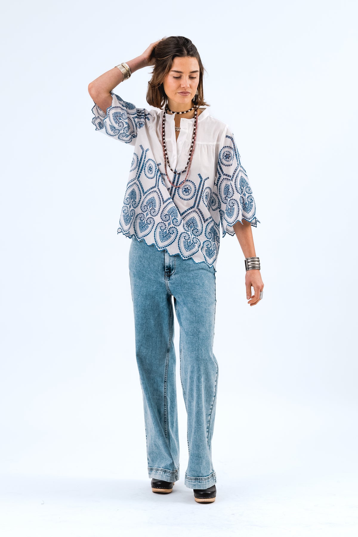 Lollys Laundry LouiseLL Bluse Blouse Weiß