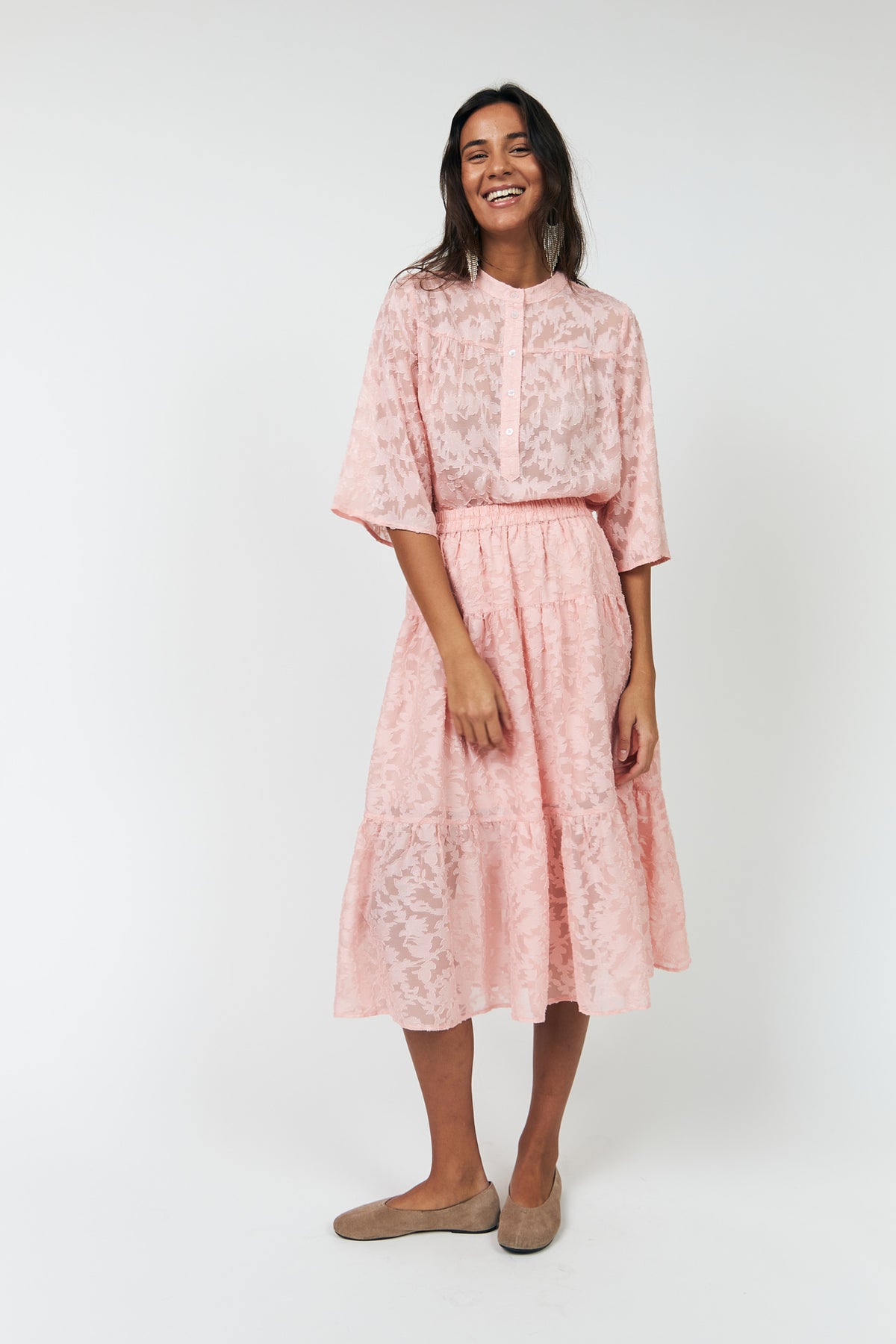 Lollys Laundry LouiseLL Bluse Blouse Rosa